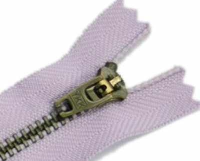 上海YKK4 Y型青古铜闭口拉链半自动头拉链 品质与设计的完美结合